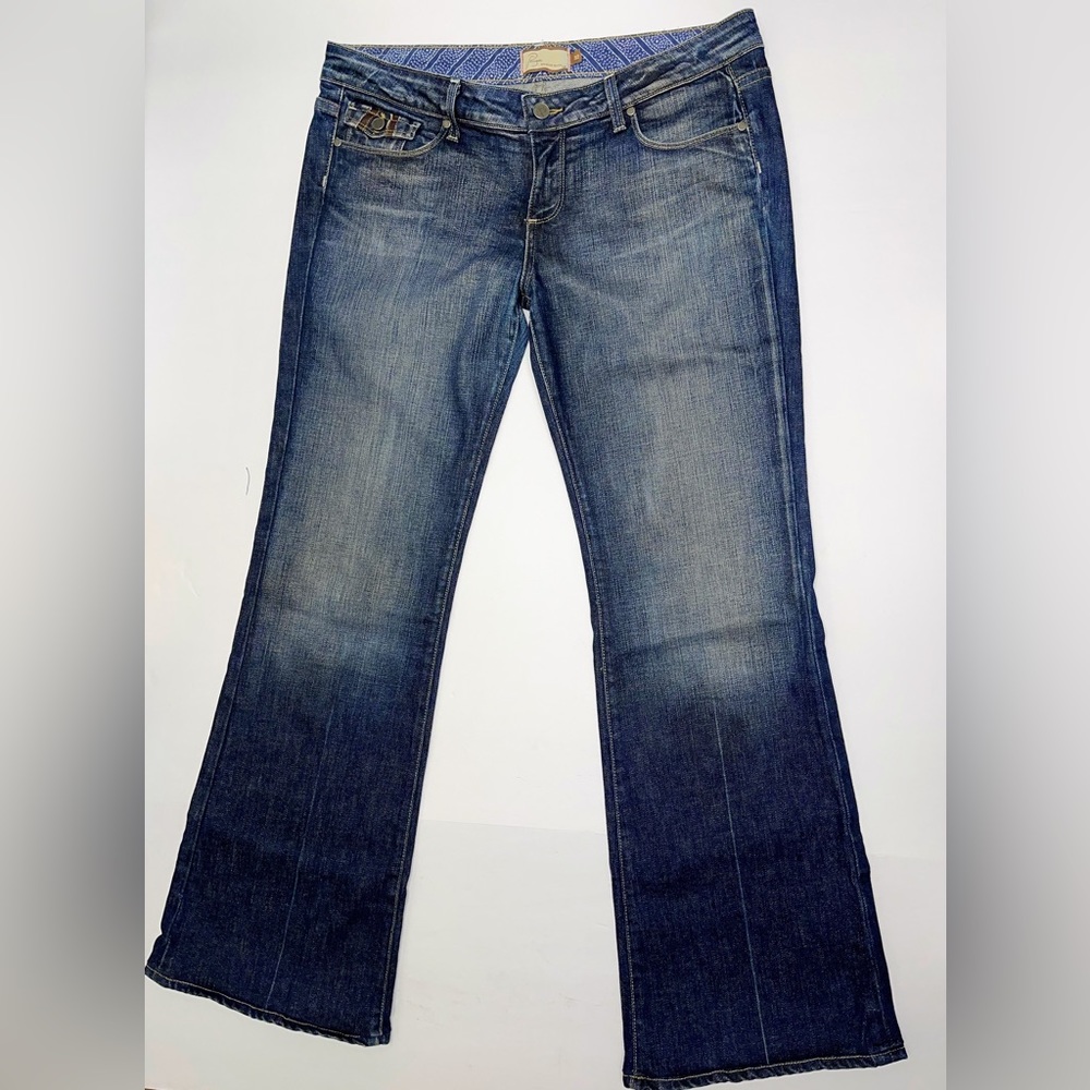 Paige Fairfax Womens Jeans size 32‎ Bootcut Dark wash